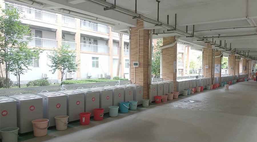 好評度高！江門一中學校又雙叒續(xù)單金環(huán)電器共享洗衣機