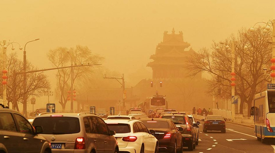 北方今年首場沙塵來襲！沙塵暴下衣服干衣機的干衣優(yōu)勢