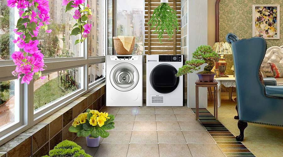 家居陽臺晾曬衣物不干怎么辦，衣物烘干機來解決！