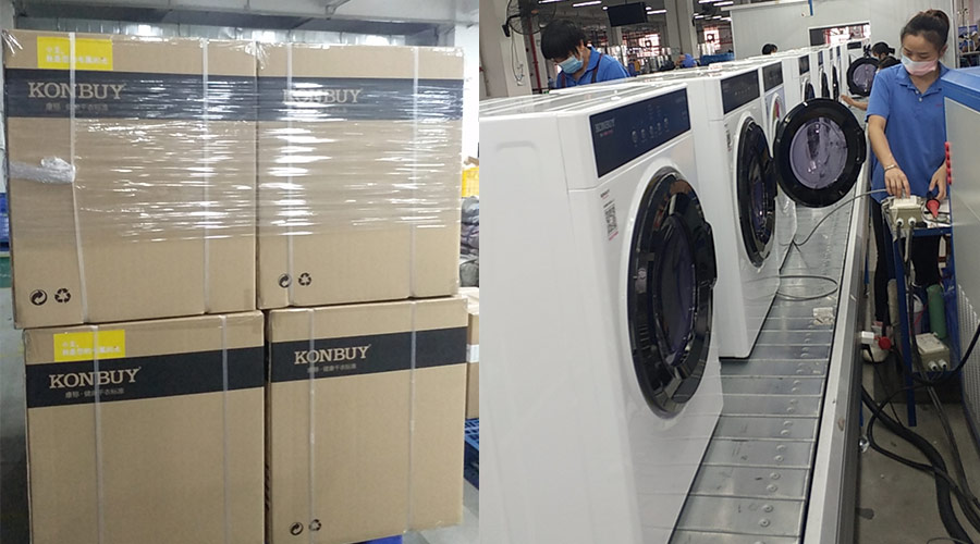 衣物烘干機電商訂單增多！金環(huán)電器加急生產不延誤發(fā)貨