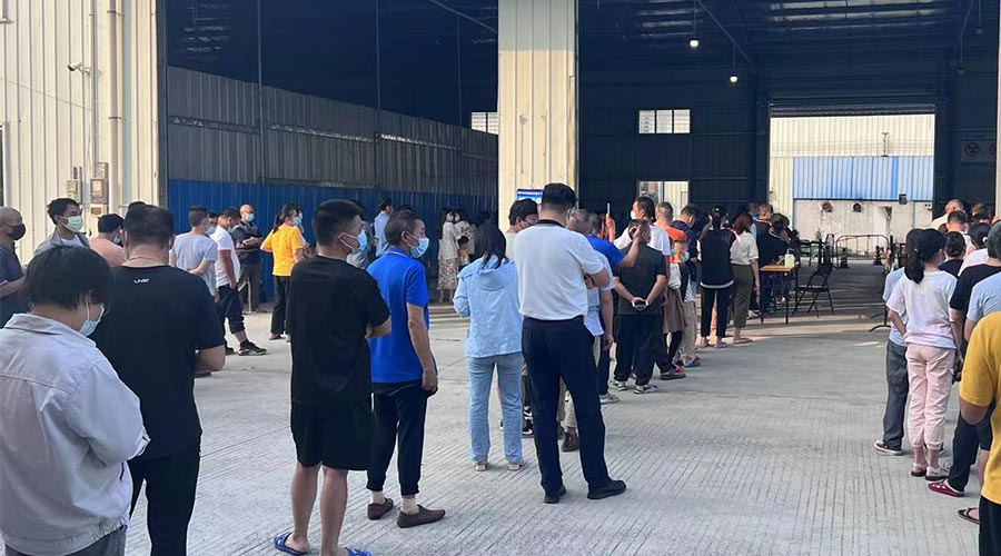 支援防疫是責(zé)任！金環(huán)電器助力鶴山核酸檢測