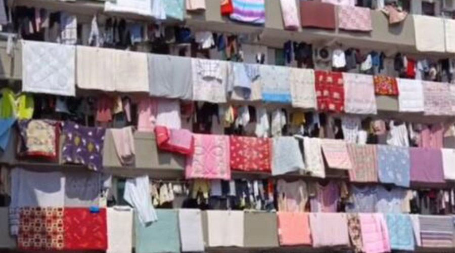 學(xué)校現(xiàn)曬被大場(chǎng)面！滾筒衣服烘干機(jī)即烘即干大件棉被 便捷好用