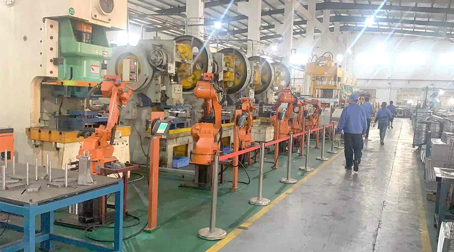 揭秘金環(huán)電器滾筒干衣機(jī)沖壓自動化生產(chǎn)是如何進(jìn)行的？