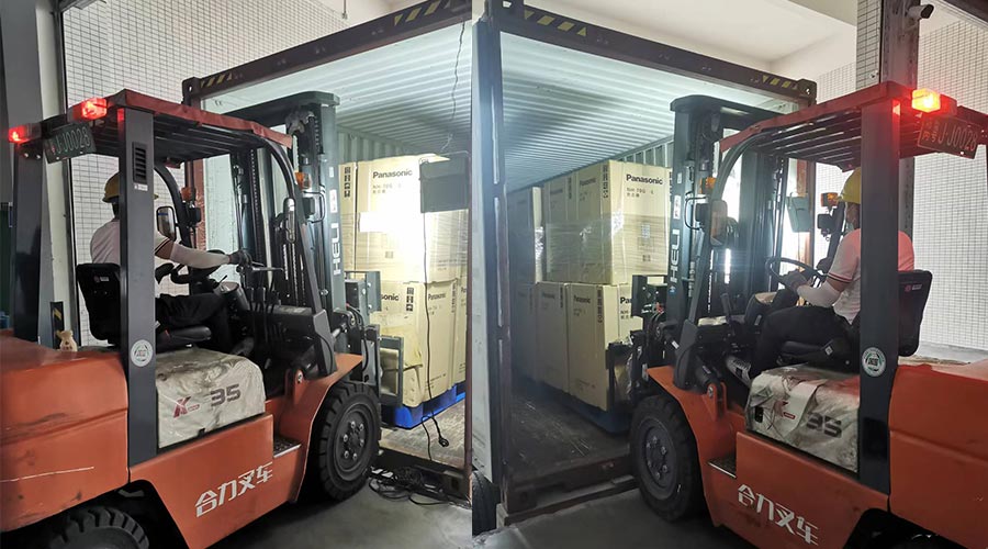 趕進(jìn)度加油干！ 迅速完成松下客戶的衣物烘干機(jī)出貨